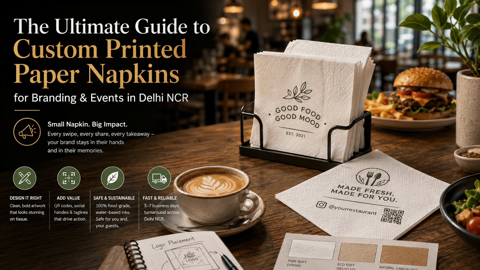 The Ultimate Guide to Custom Printed Paper Napkins for Branding & Events in Delhi NCR