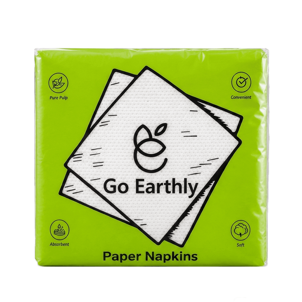 Eco Soft 1-Ply Tissue Paper Napkins - GoEarthly tissue paper product