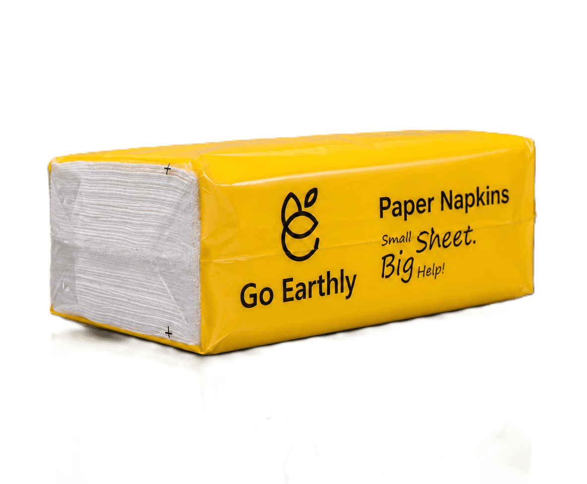 Pure Soft 1-Ply Tissue Paper Napkins alternate view - GoEarthly